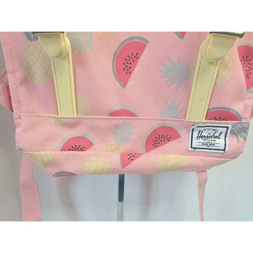Herschel‎ Supply Co Survey Kids Backpack Pink Watermelon Pineapple Fruit Print